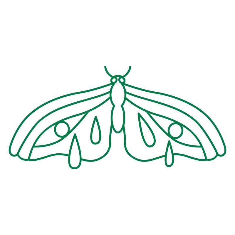 Sad crying moth