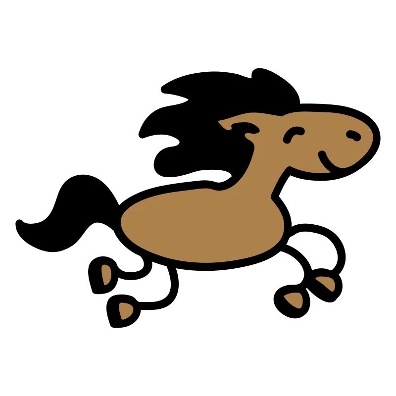 Pferd springt 2