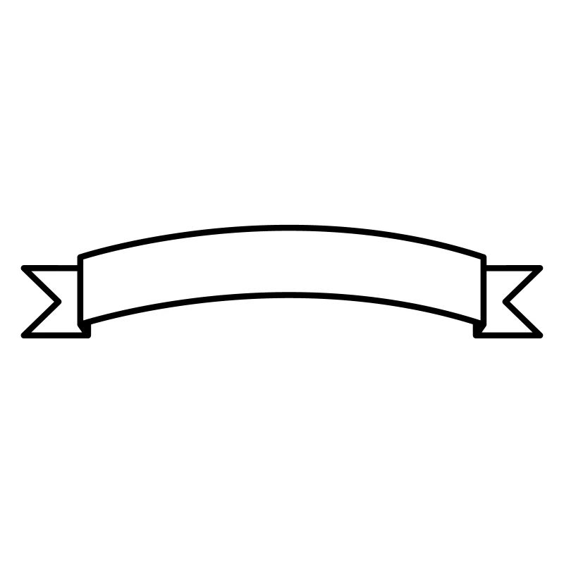 Banner label template for designers