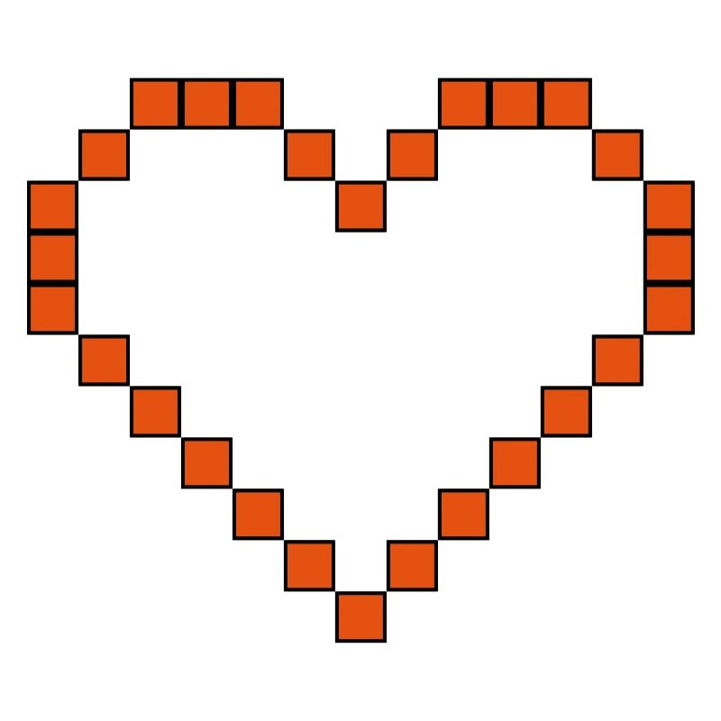 8 bits coeur 01