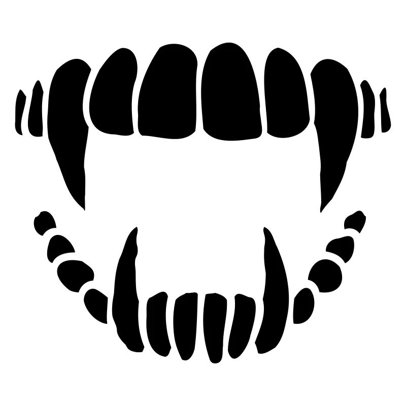 Conception de dents de vampire