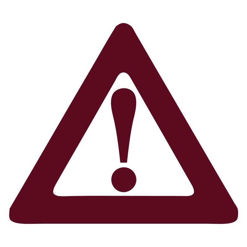 Danger icon exclamation triangle