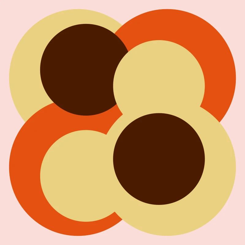 Abstract Geometric Circular Shapes