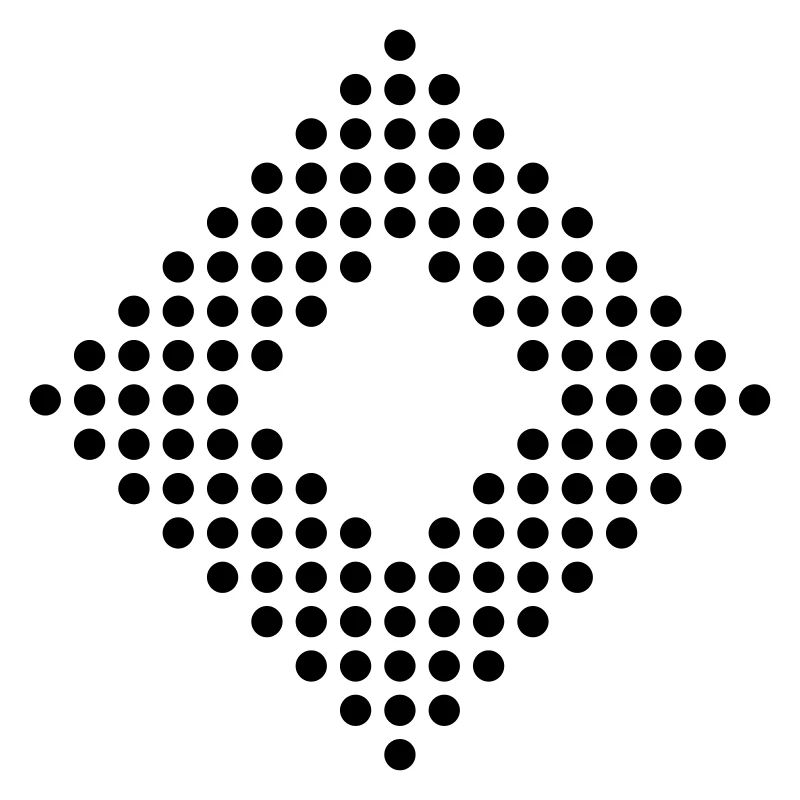 Diamond, Icon, Square, Pixel, Dots