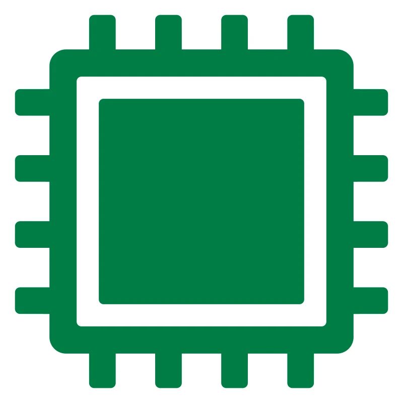 Icône de micropuce AI