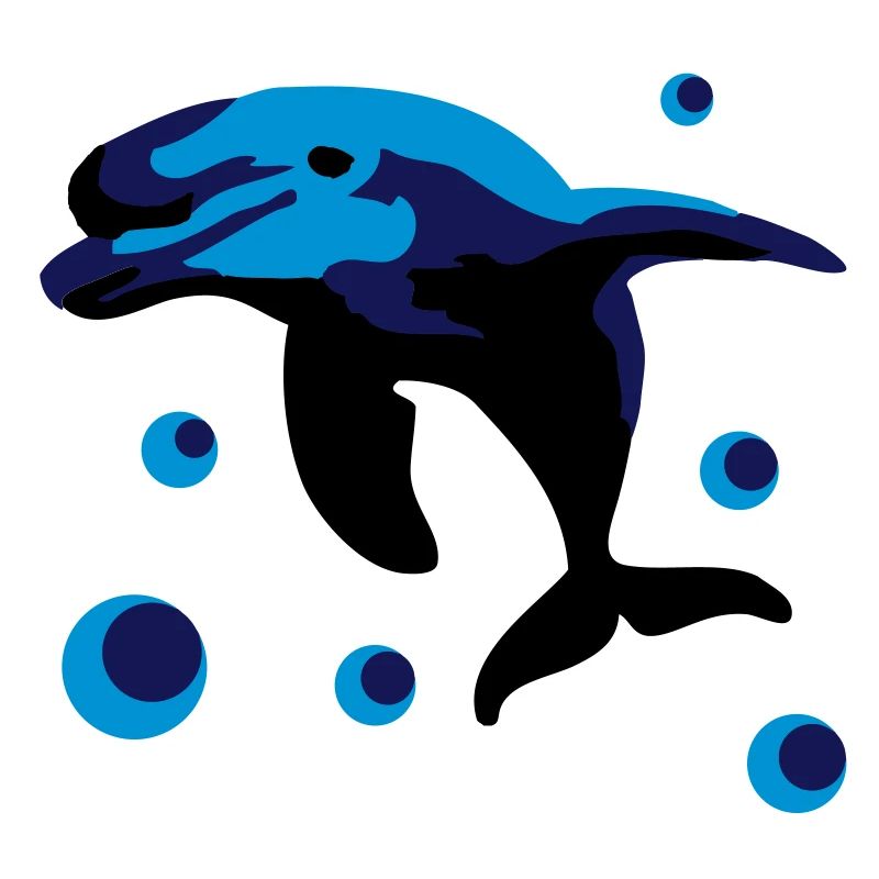 Dauphin dans l'eau