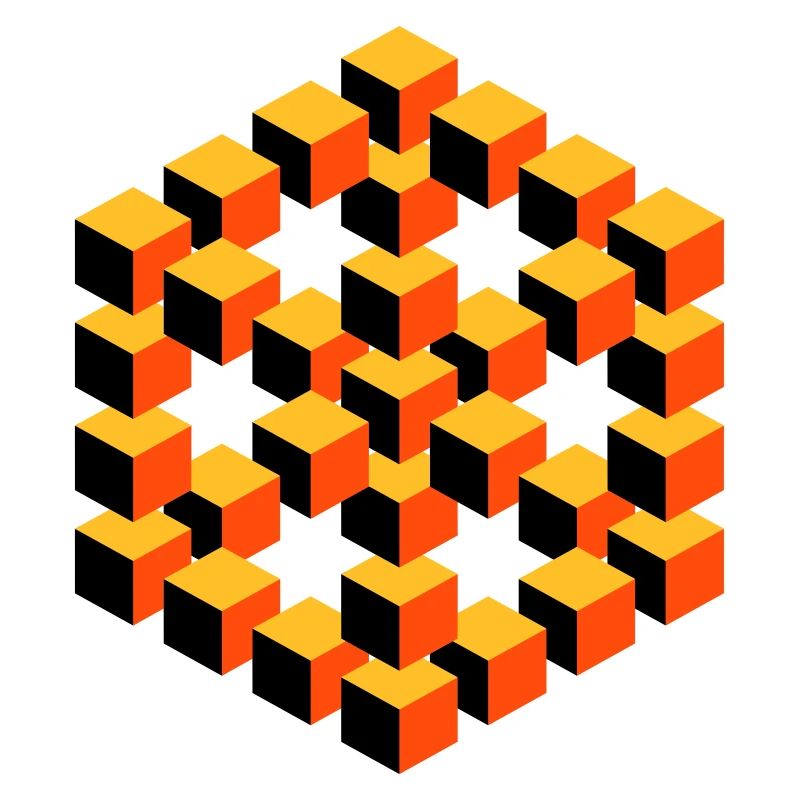 impossible figure Escher cube geometry fantasy