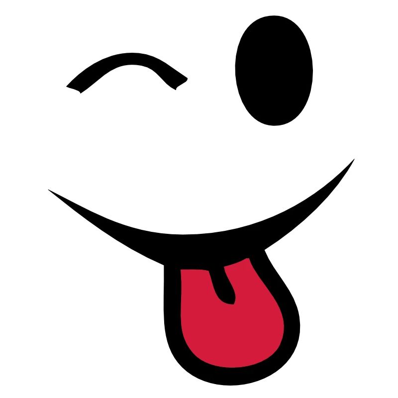 smiley clin oeil yeux langue1