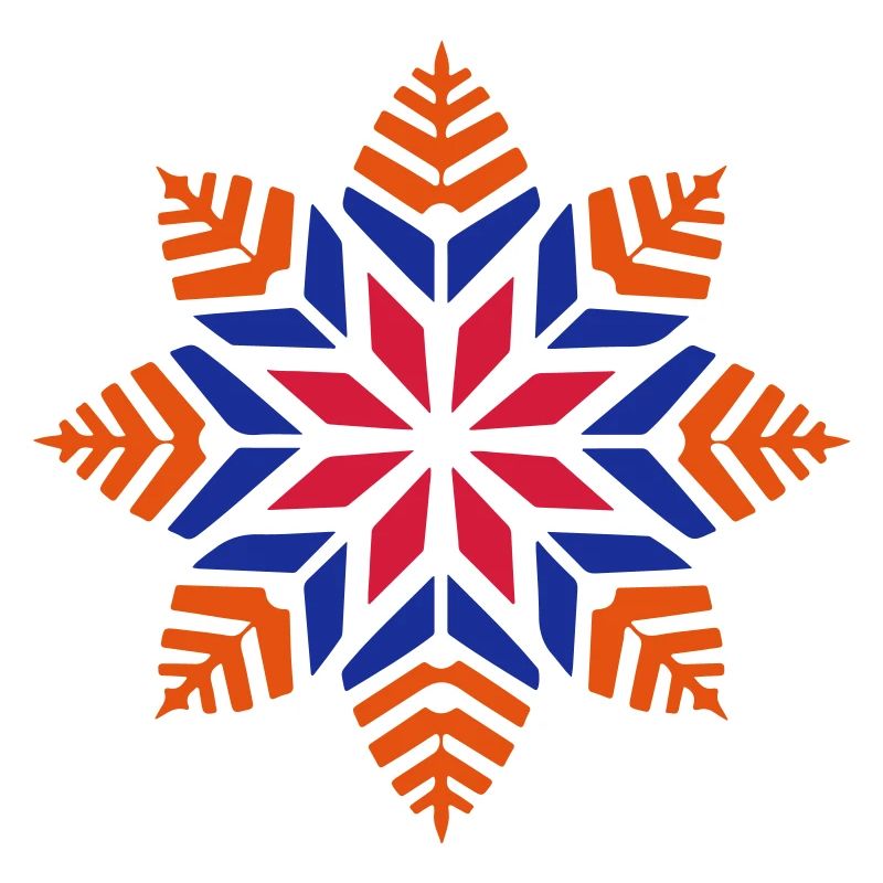 Flocon de neige d’hiver