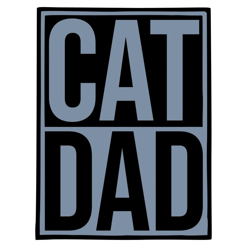 Shield Cat Dad Logo