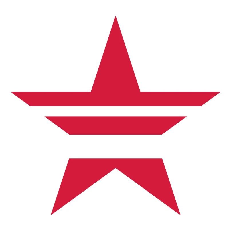 SHARP roten Ausschnitt STAR