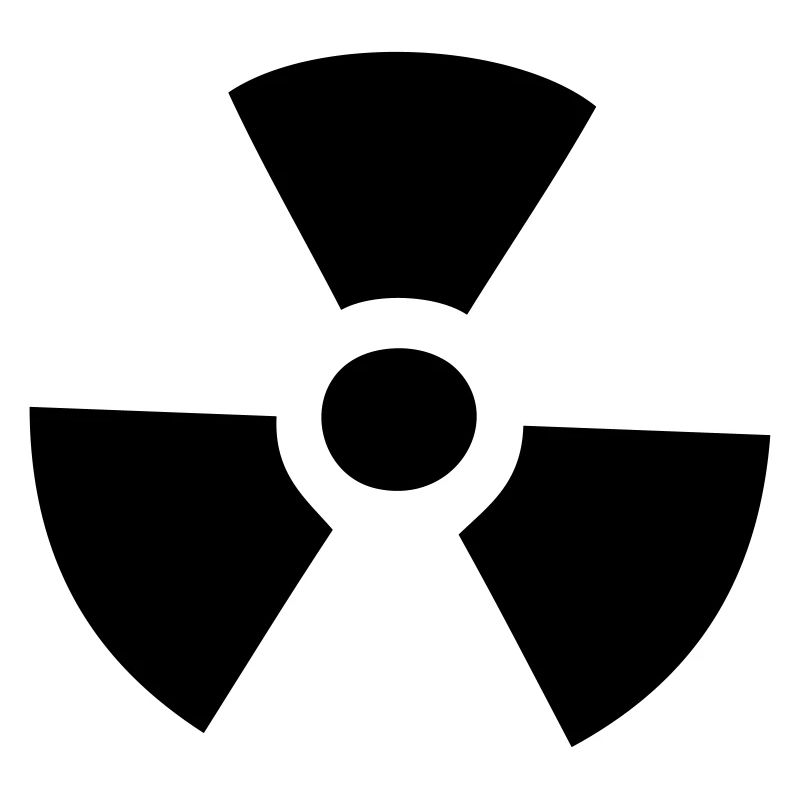 nuclear radioactive atomic symbol