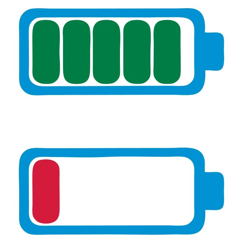 battery charge low battery empty fatigue