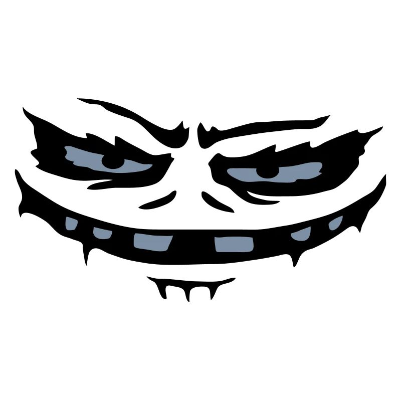 Evil Monster Face Halloween