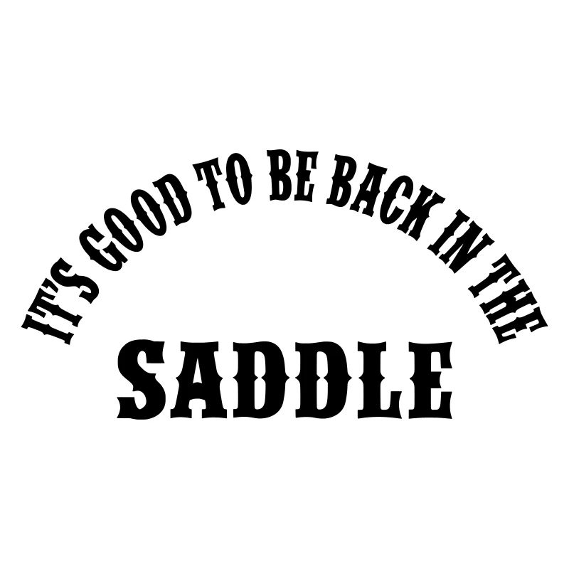Back In The Saddle