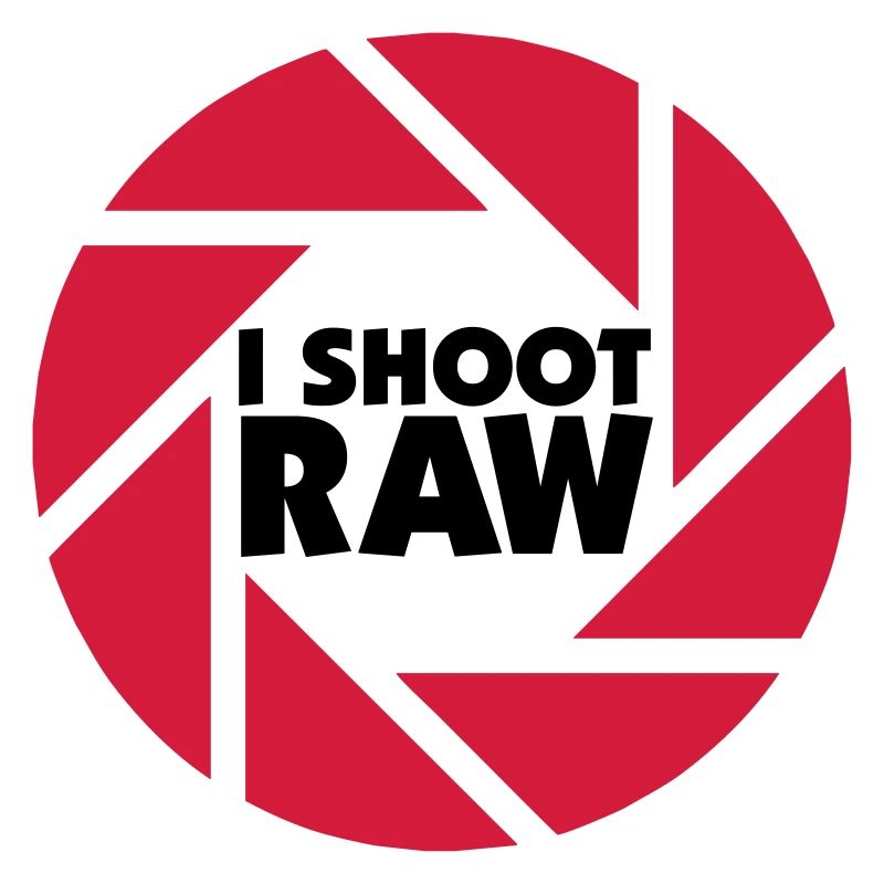 I shoot RAW - schwarz