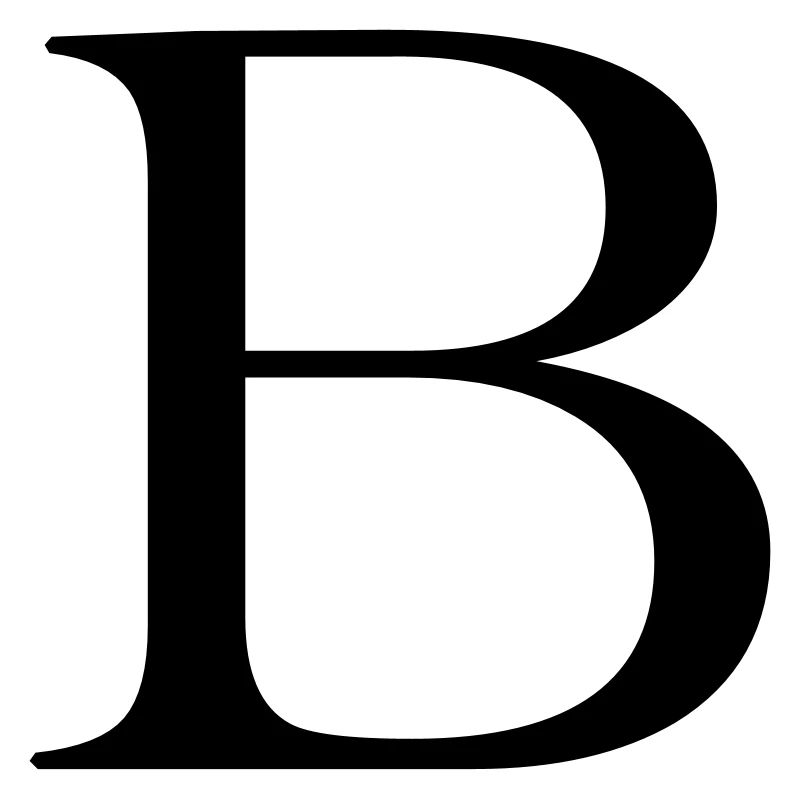B