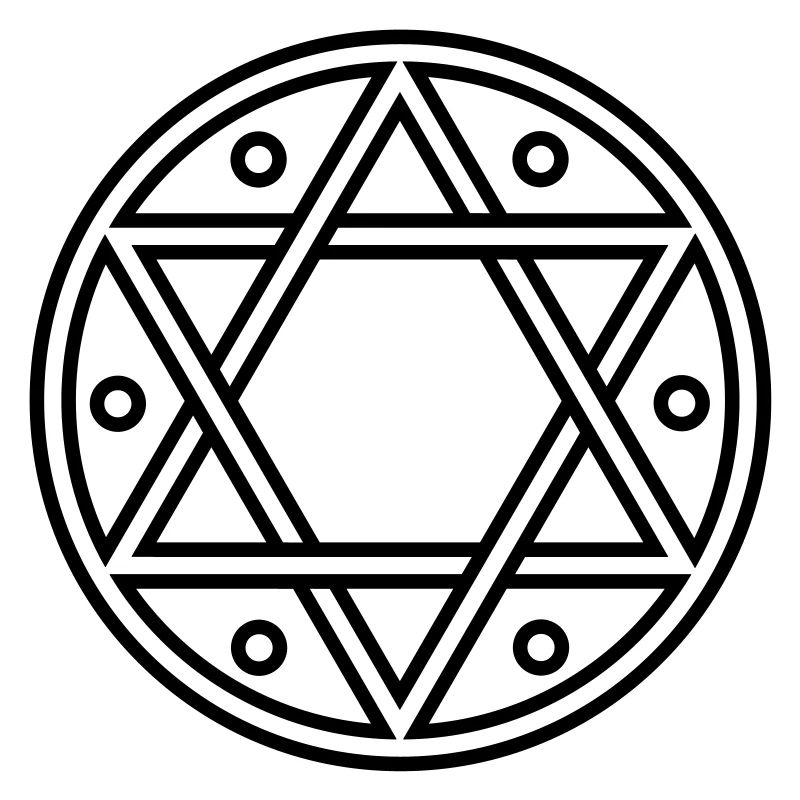 ✡ Hexagram, Magic, Merkaba, David Star, Solomon