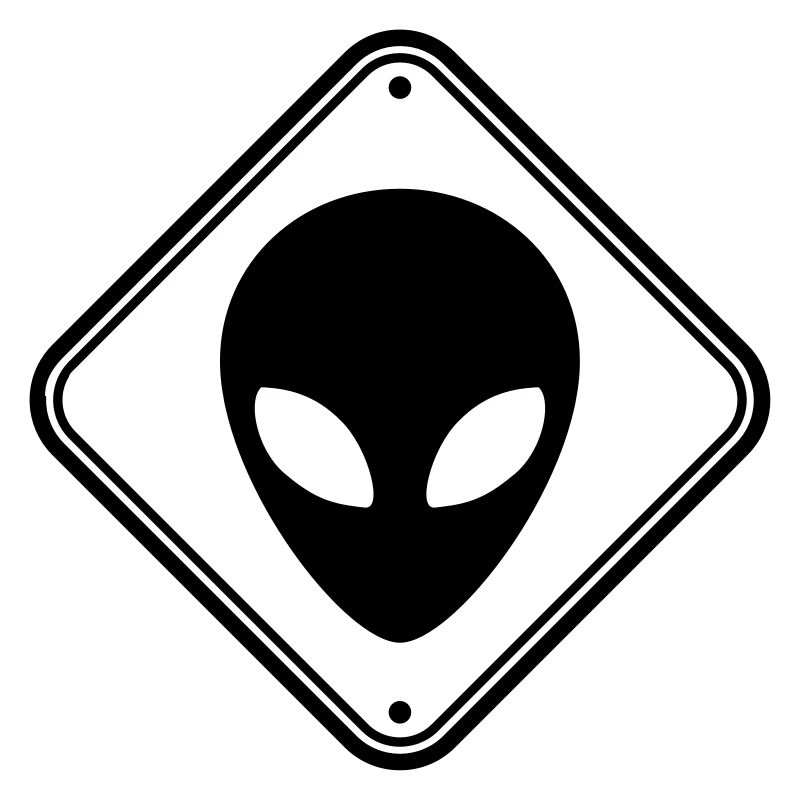Warning alien notice