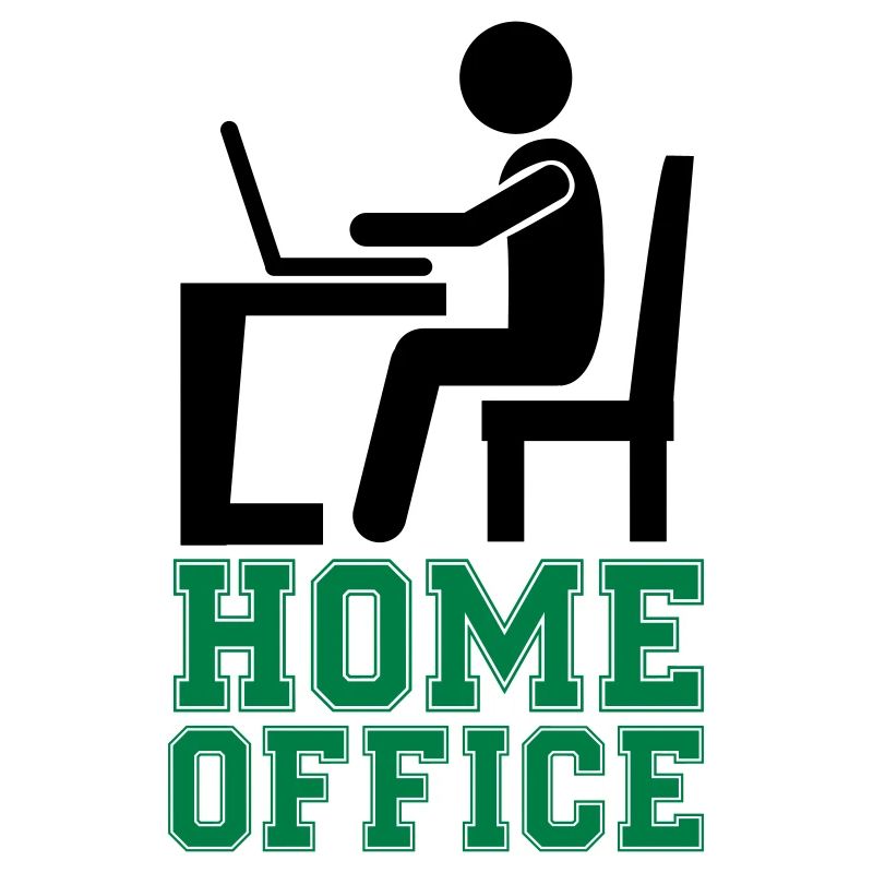 computer work home office