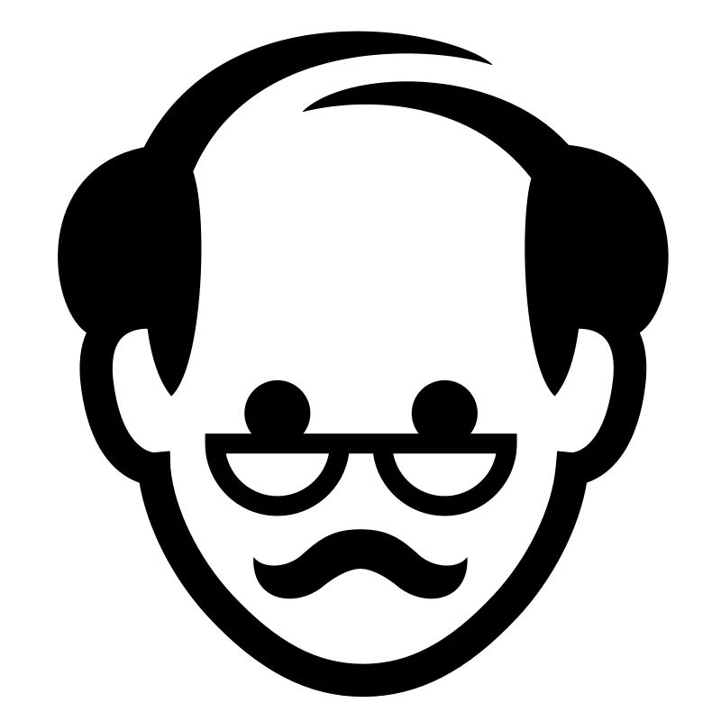 Gesicht eines Großvaters