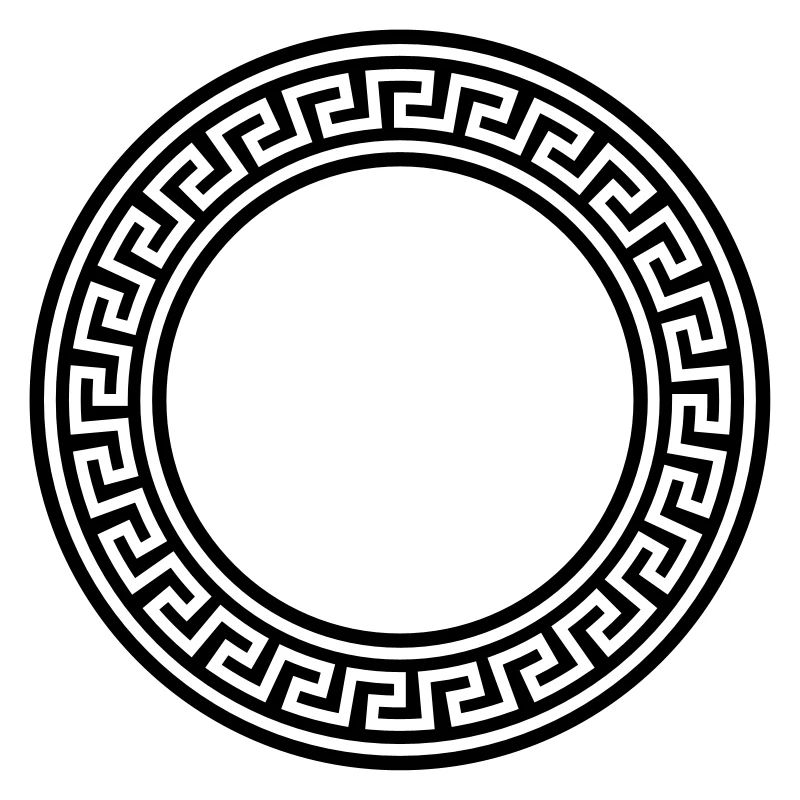 cercle de méandre / cercle Méandre (B, 1c)