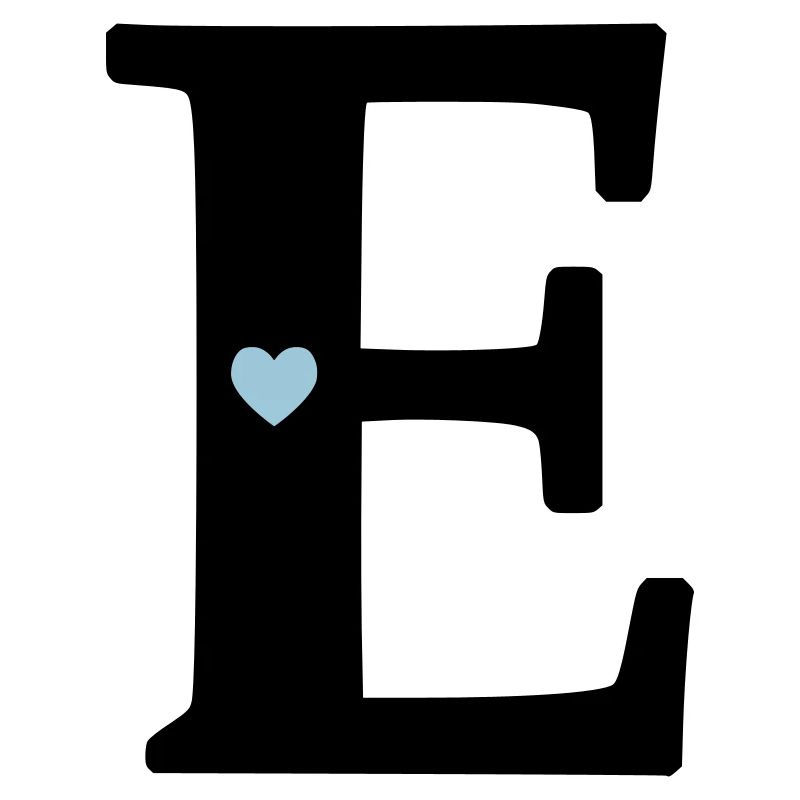 Lettre E Point de départ