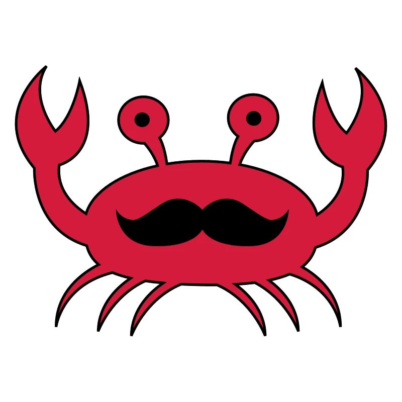 Crabe avec moustache