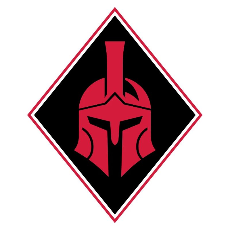 Spartan Helmet Logo Gladiator