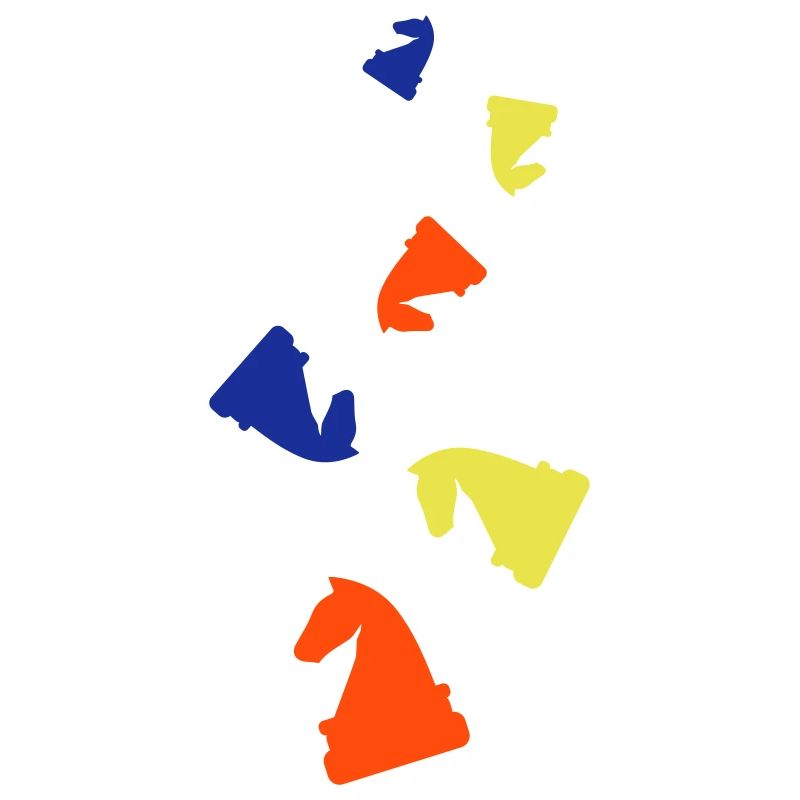 Pièce d’échecs pour chevaux