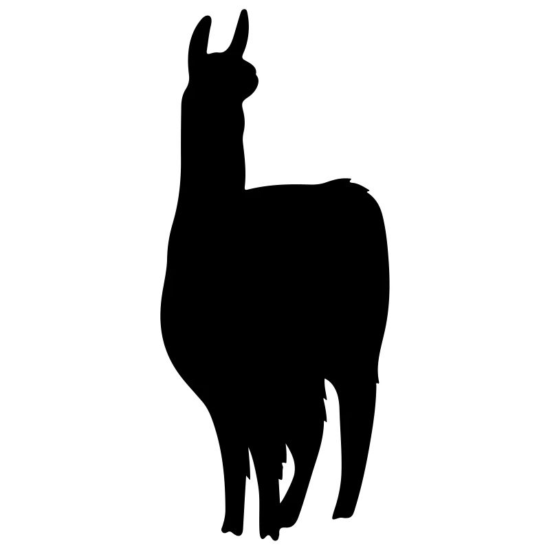 lama silhouette