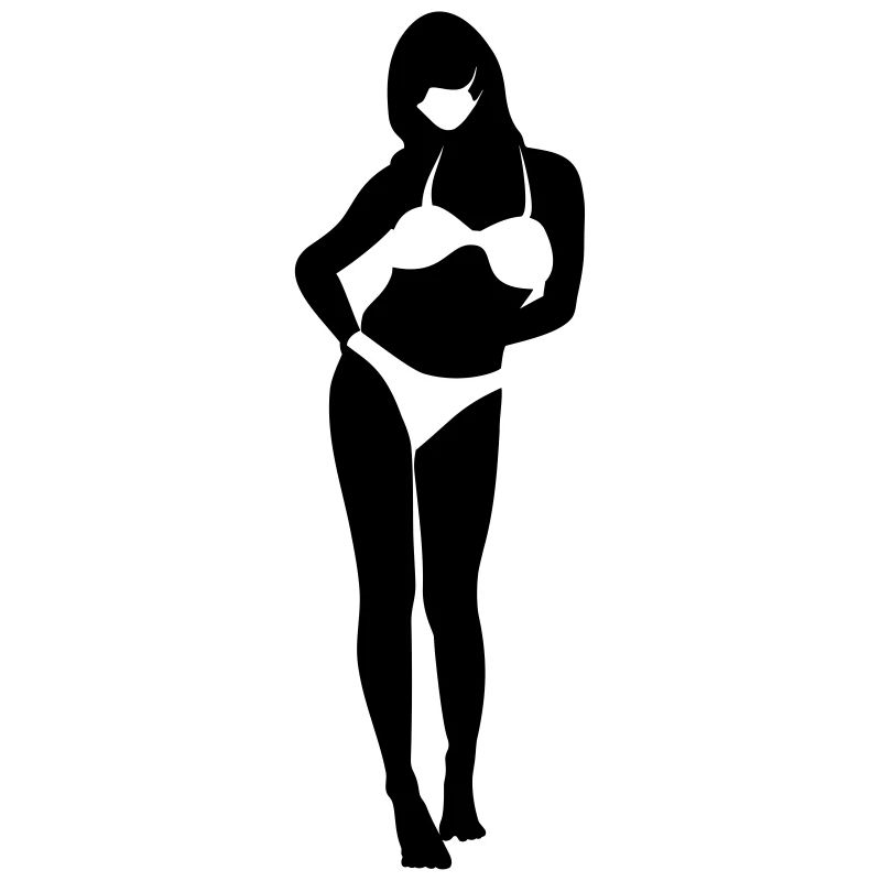 Trikini - 1 color VECTOR