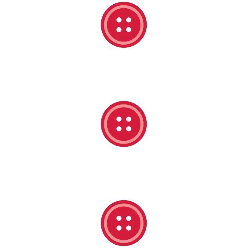 Rangée de boutons composée de trois boutons