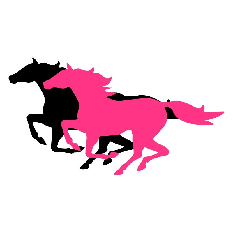 running horses