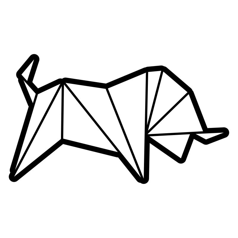 Origami: spanischer Stier