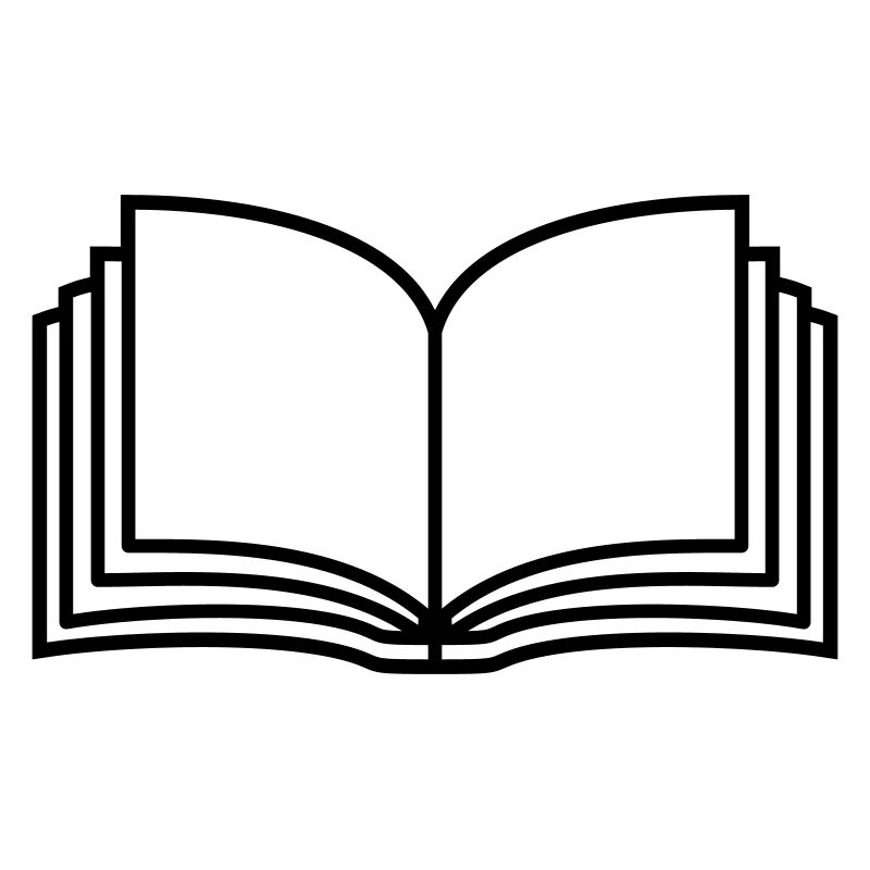 Novel Open Book Pages