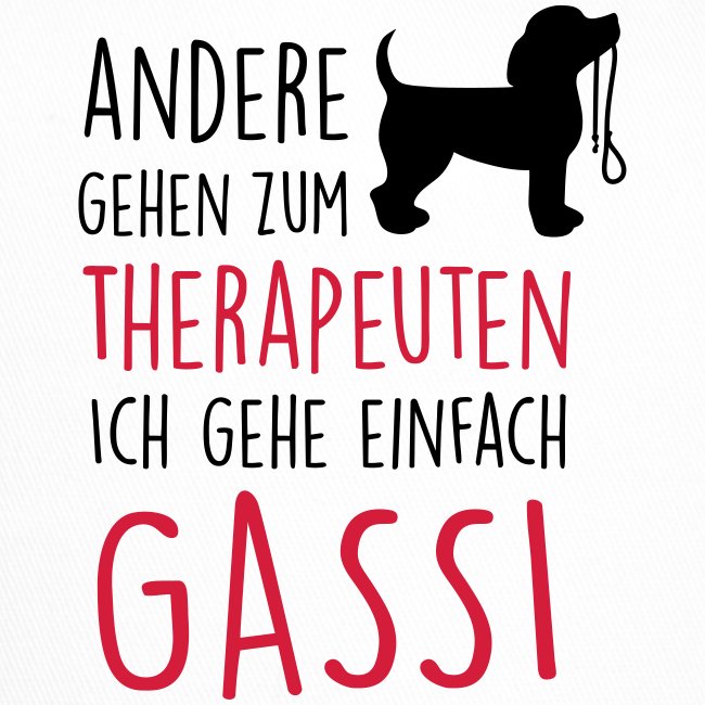 Vorschau: Gassi Therapeut Hund - Trucker Cap
