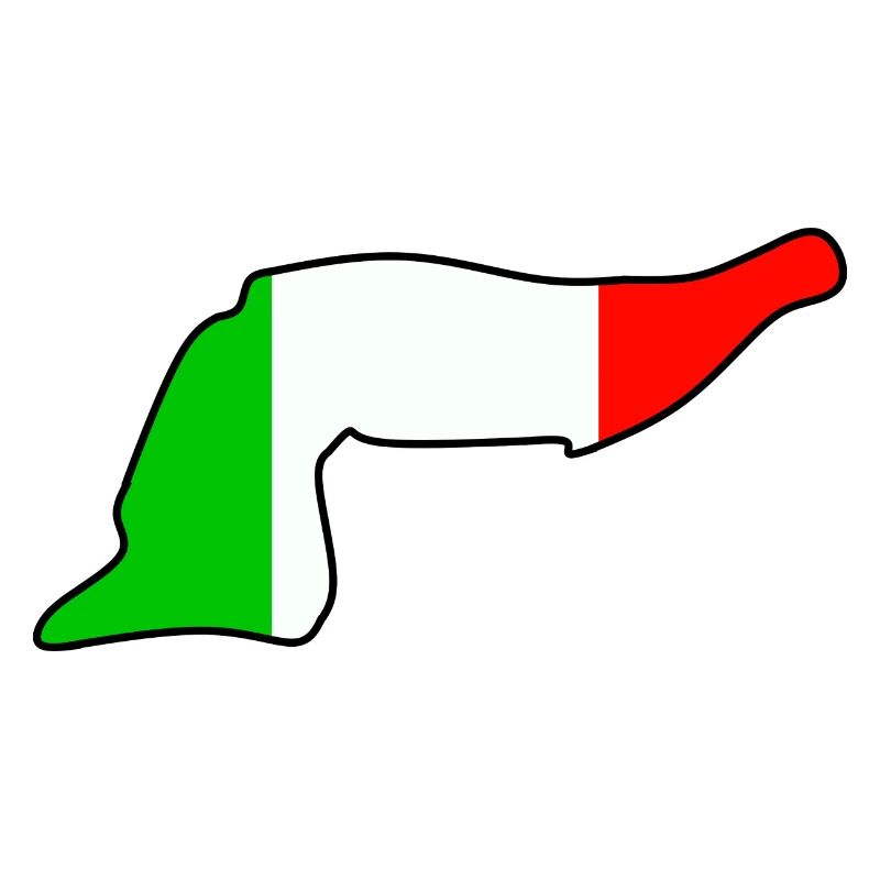 Circuit d’Imola avec drapeau