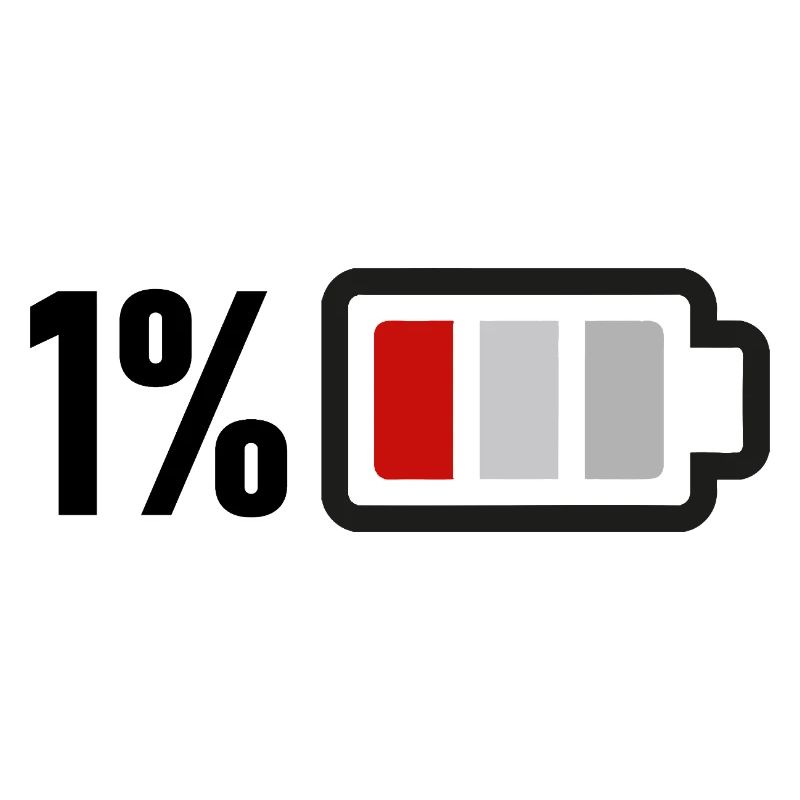 Leere Batterie