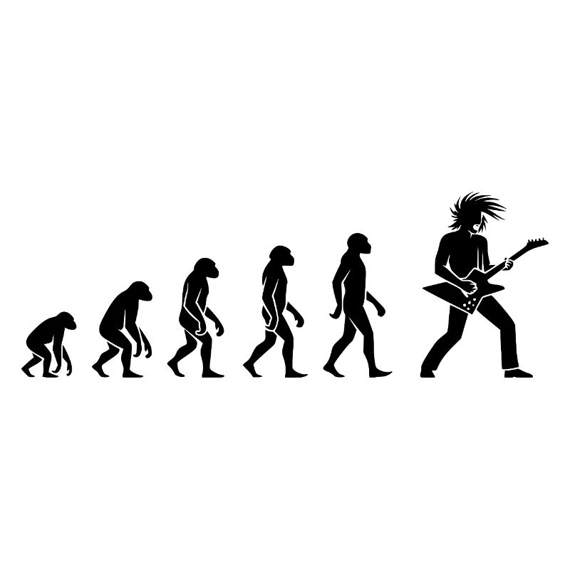 Evolution Rock 'n' Roll Guitarist Design