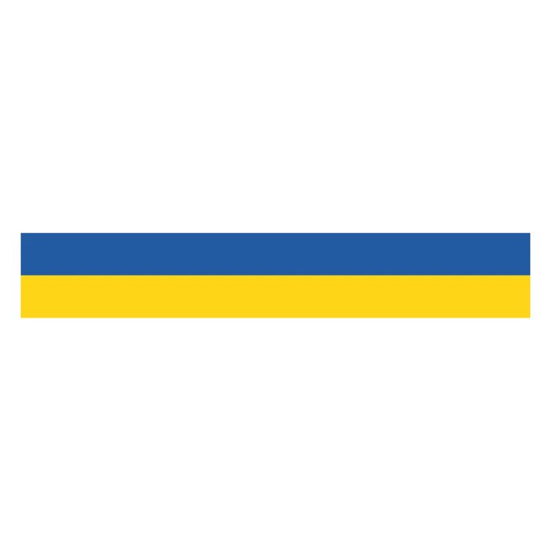 Linie oder Flagge Ukraine