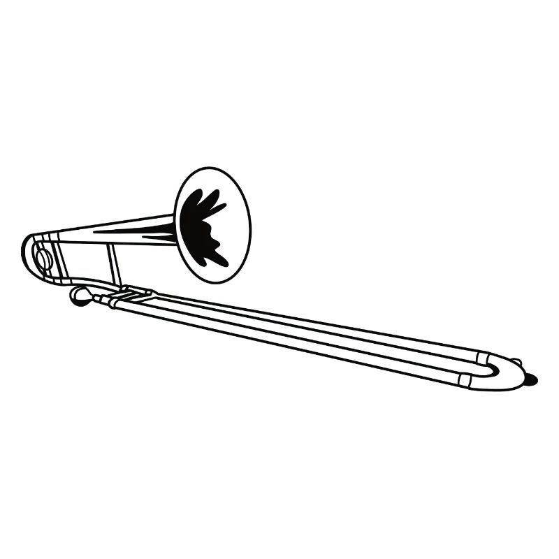 Trombone Drawing