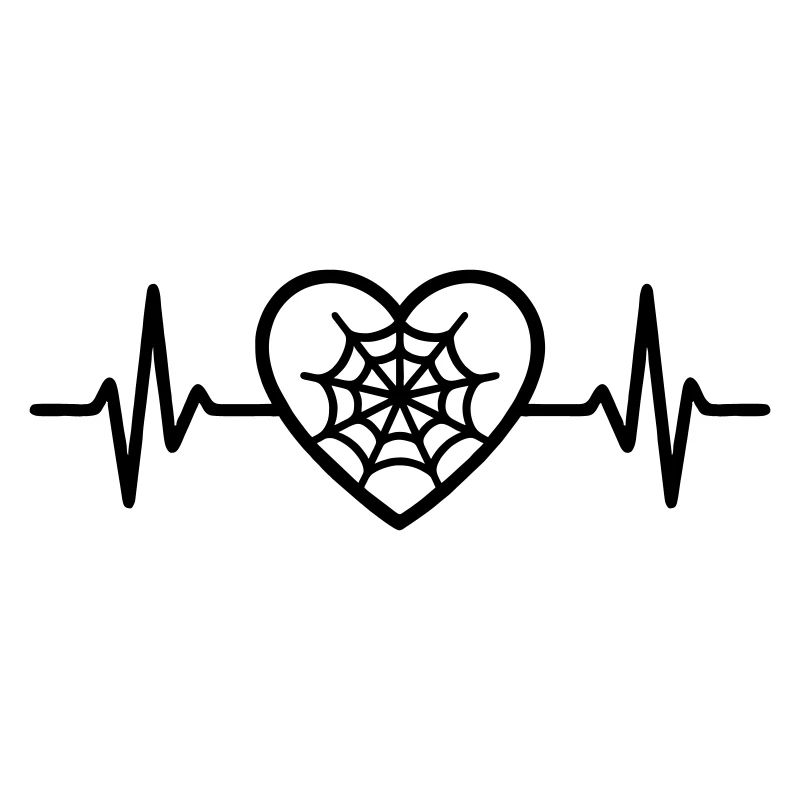 Spider Web Halloween Heart
