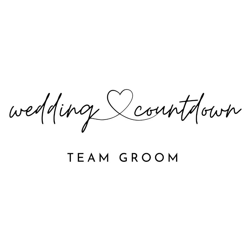 Conception du salon de compte à rebours de mariage