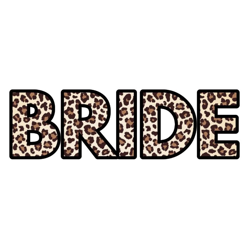 Bride léopard