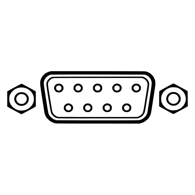 DB 9 Connector, serial connector
