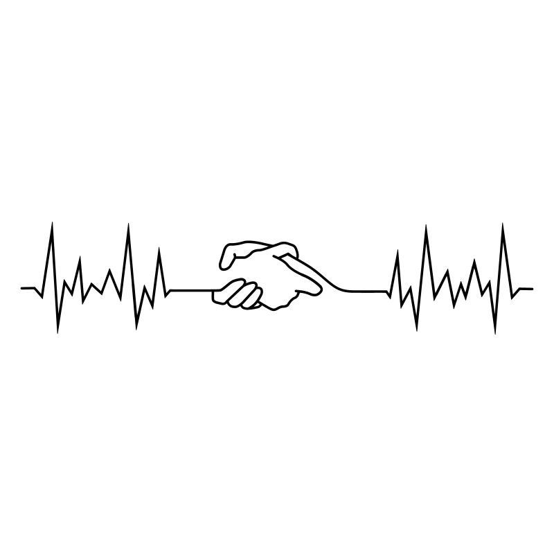wave peace handshake
