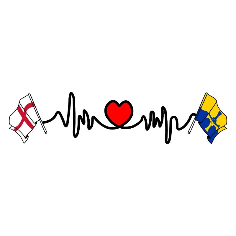 Drapeau de Durham et d’Angleterre