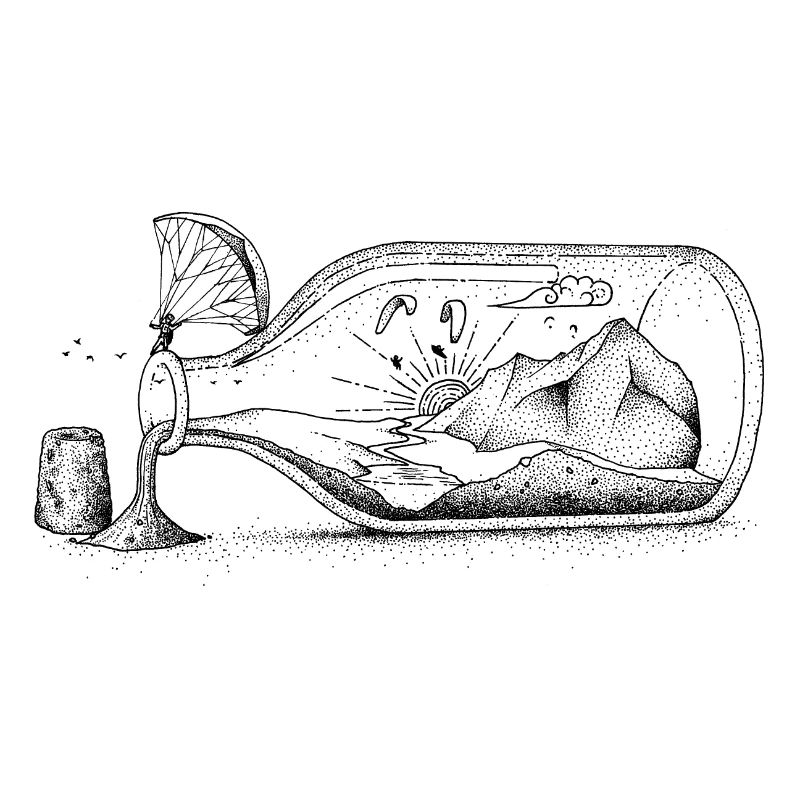 Gliders in a Bottle