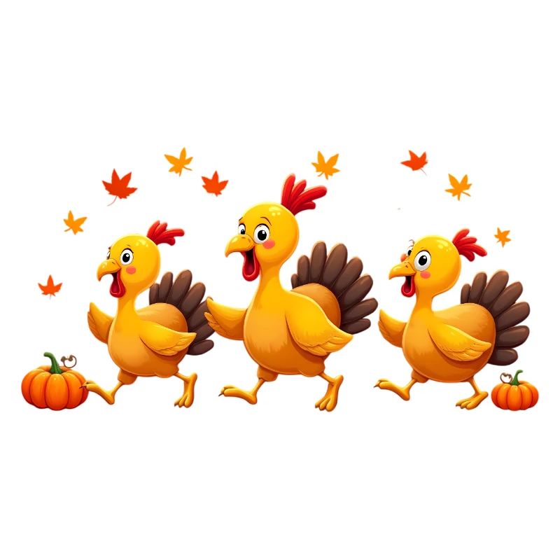 Bébé dinde de Thanksgiving